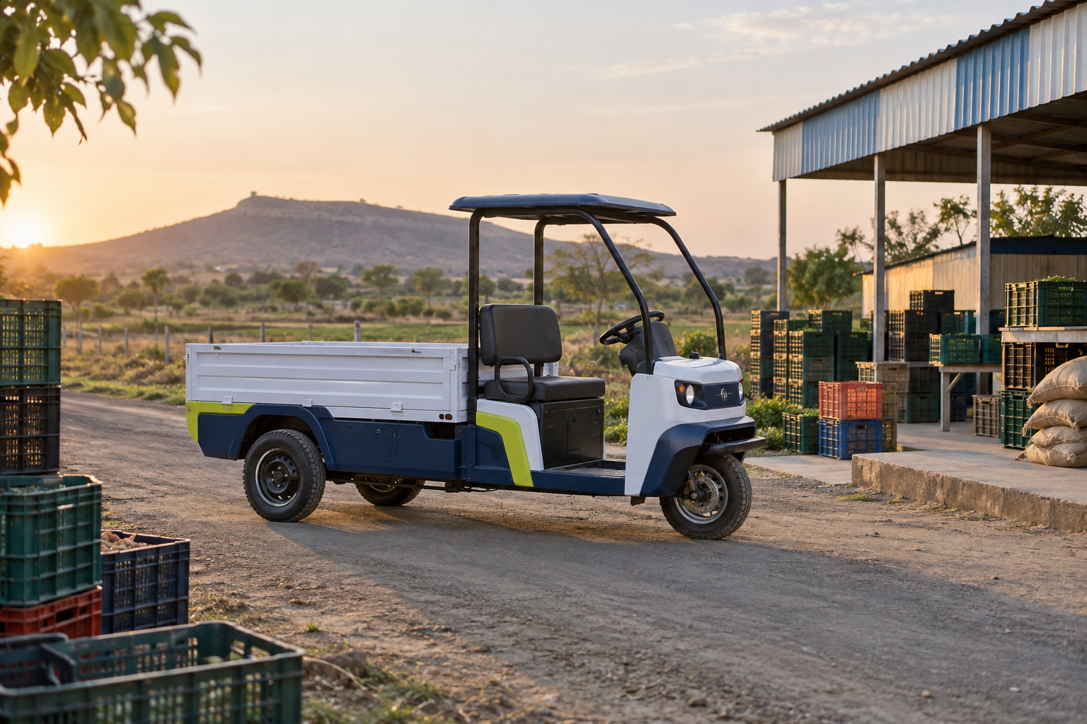 Farm Utility EV electric vehicle Sangola